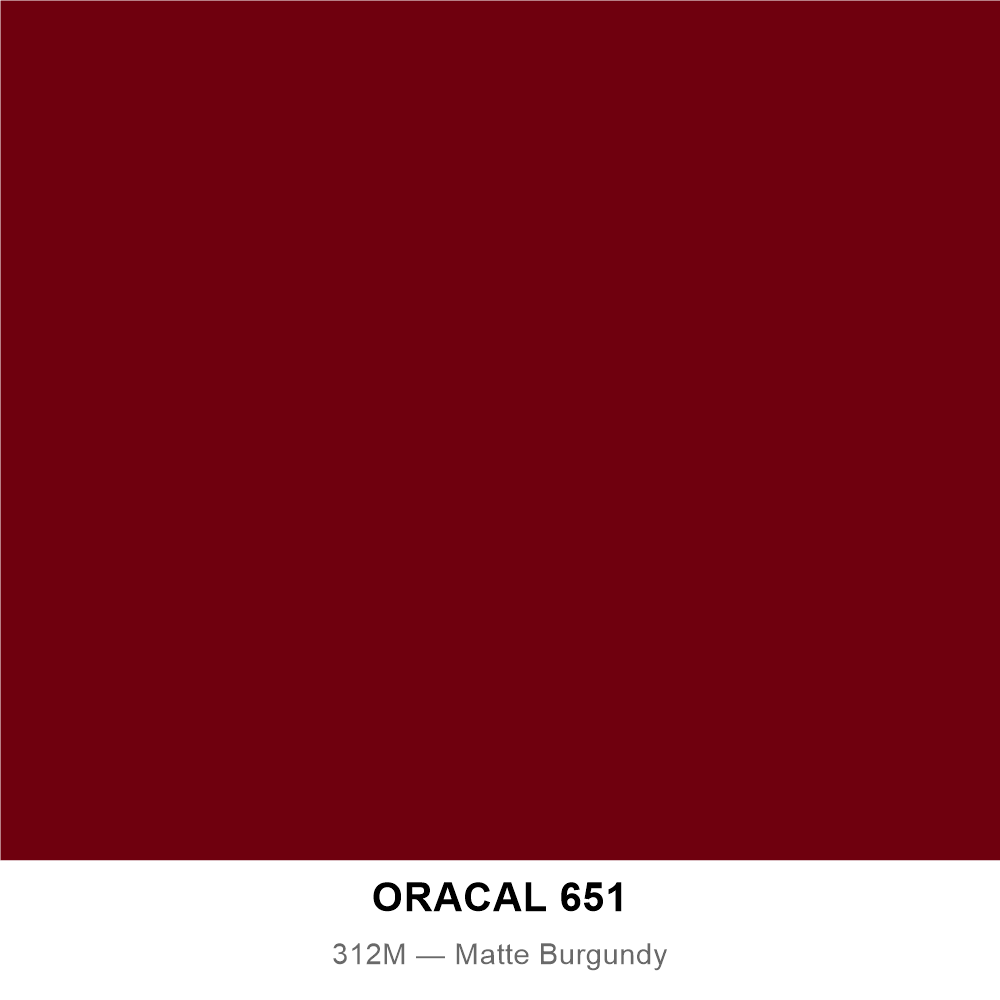 ORACAL 651 312M — Matte Burgundy