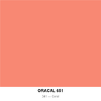 ORACAL 651 341 — Coral