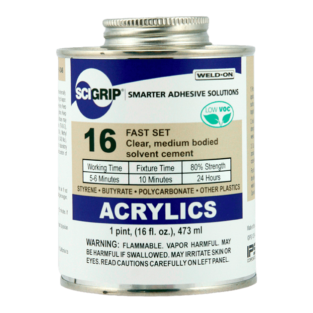 Scigrip Weld - On 16 Adhesive - SFPlastics&sSignSupply
