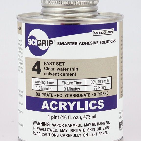 Scigrip Weld - On 4 Adhesive  - SFPlastics&sSignSupply